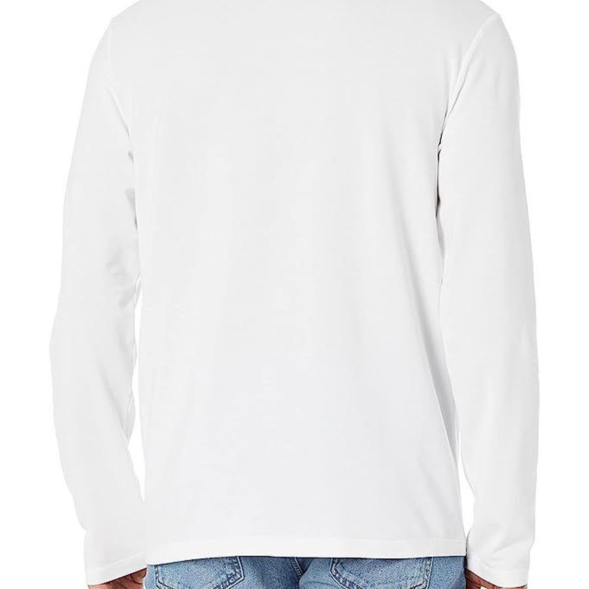 CALVIN KLEIN - Camiseta Manga Larga Con Logo Hombre Blanco Calvin Klein