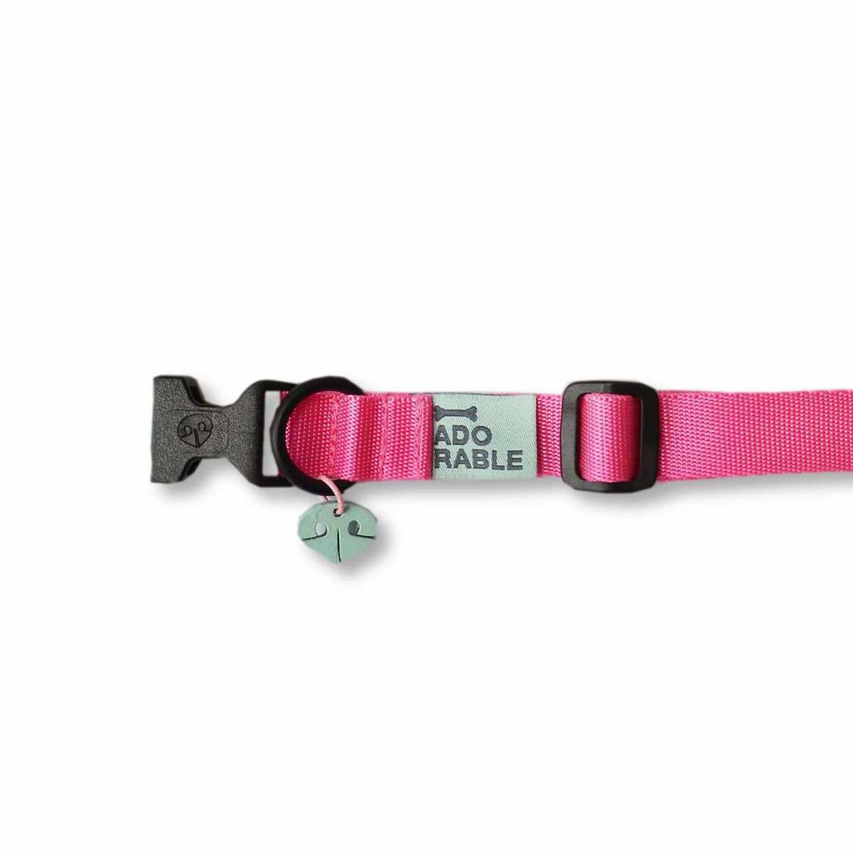 WAWAW - Collar para perro talla M unicolor adorable rosado Wawaw