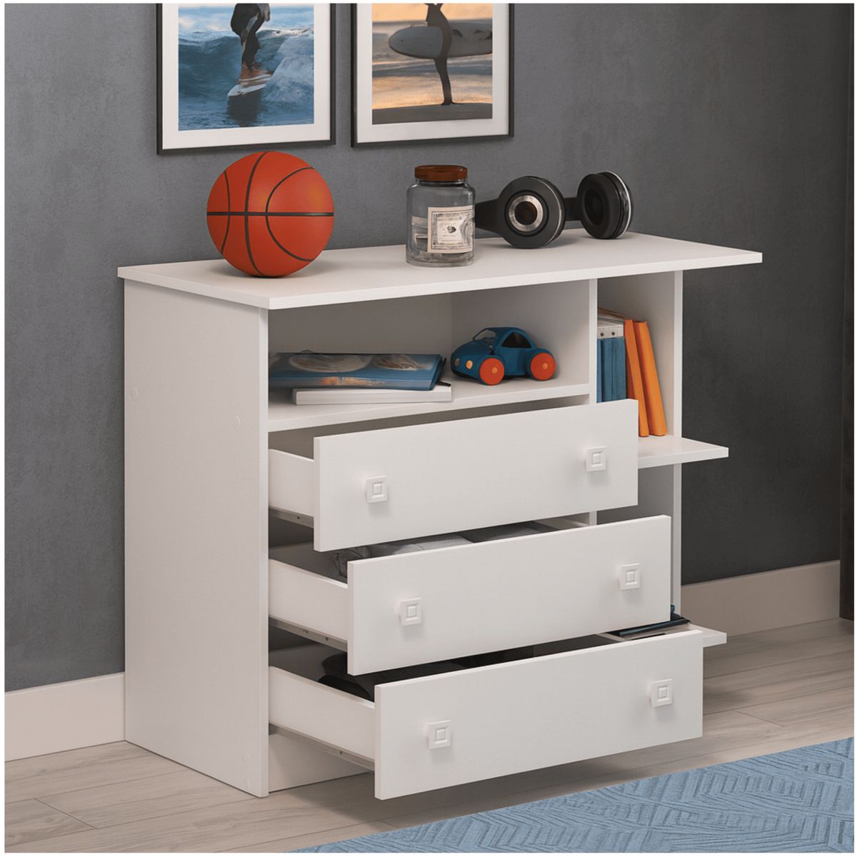 MUEBLES 2020 - Cómoda Manaos Blanco