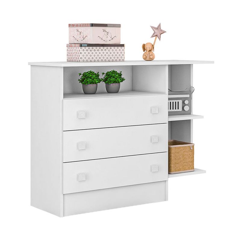 MUEBLES 2020 - Cómoda Manaos Blanco