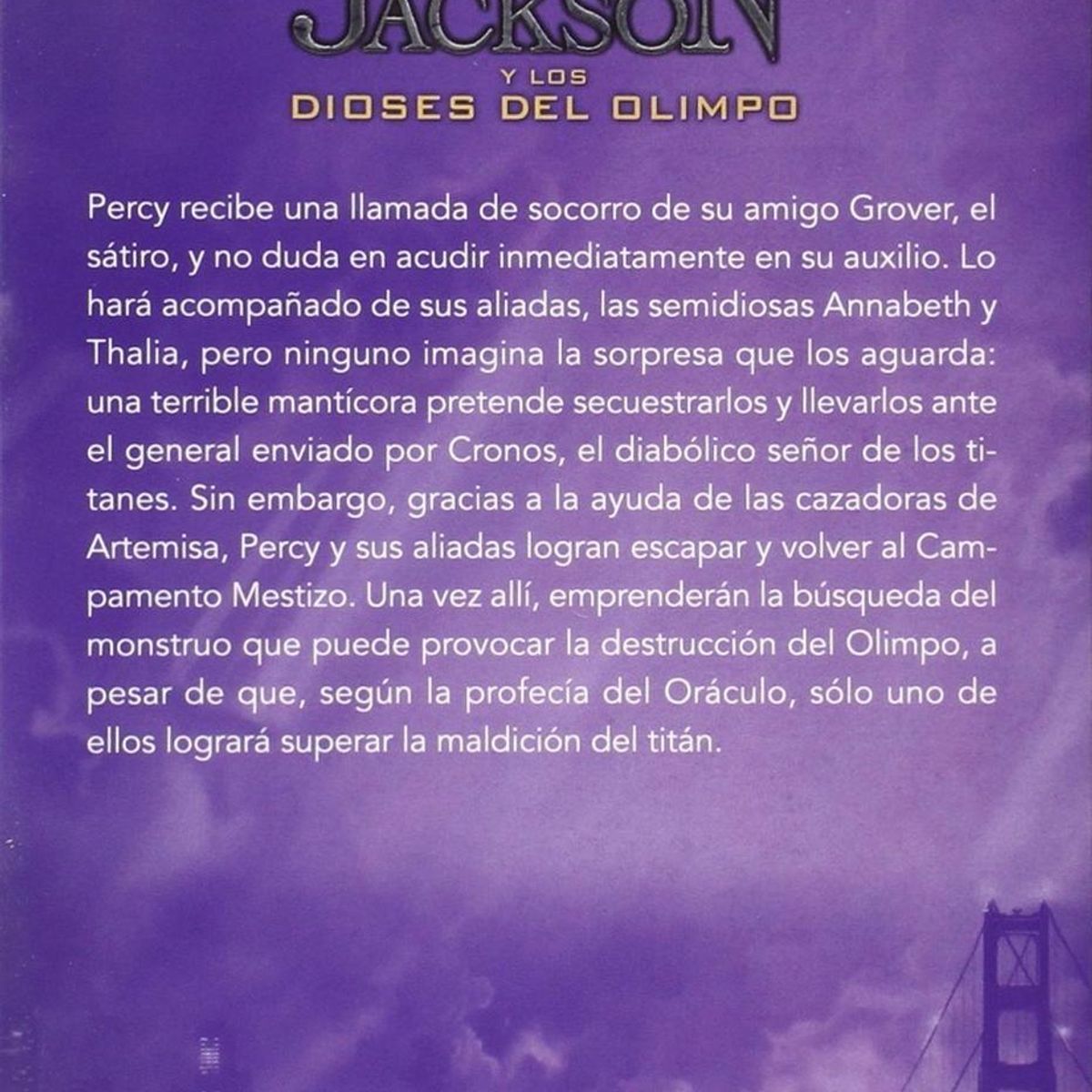 SALAMANDRA - La Maldicion Del Titan 3. Percy Jackson. Rick Riordan