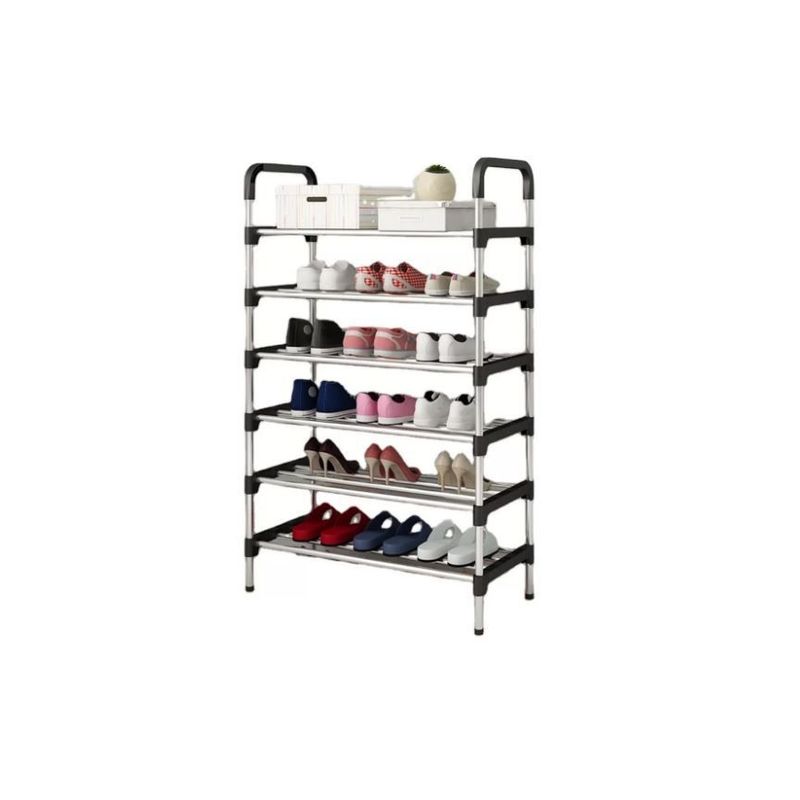 GENERICO - Organizador Zapatero Metálico 6 Niveles Shoe Rack