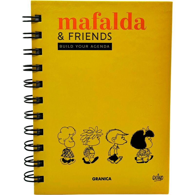 GENERICO - Agenda Perpetua Mafalda & Friends. Amarilla