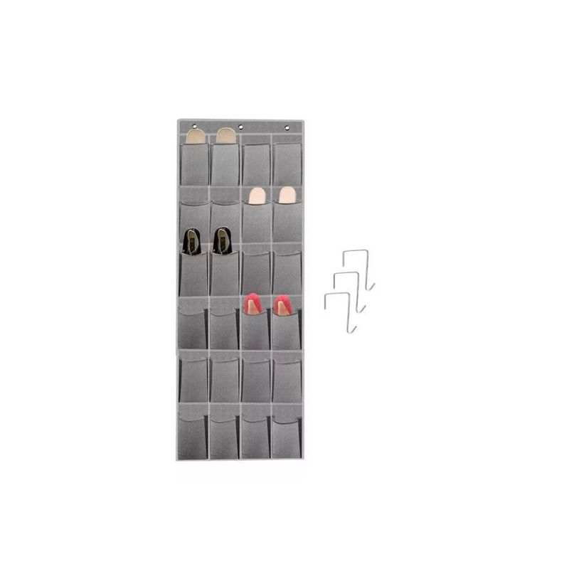 GENERICO - Organizador Zapatos Zapatero Colgante Puerta Closet 24 Pares