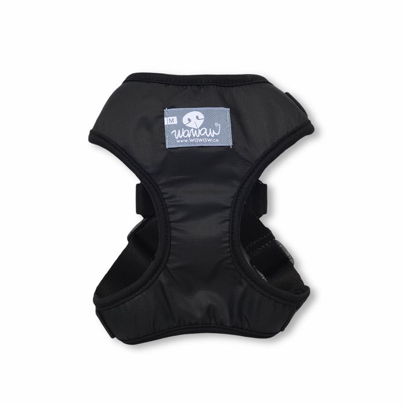 WAWAW - Pechera para perro  talla S negro borde negro Wawaw