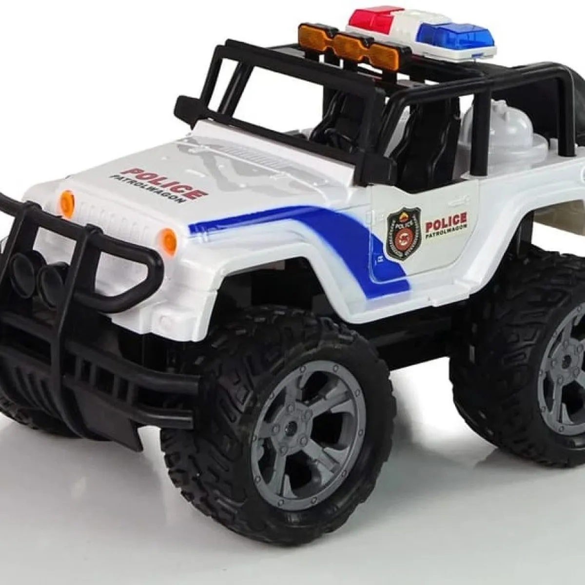 GENERICO - Carro A Control Remoto Tipo Policía 4 Canales