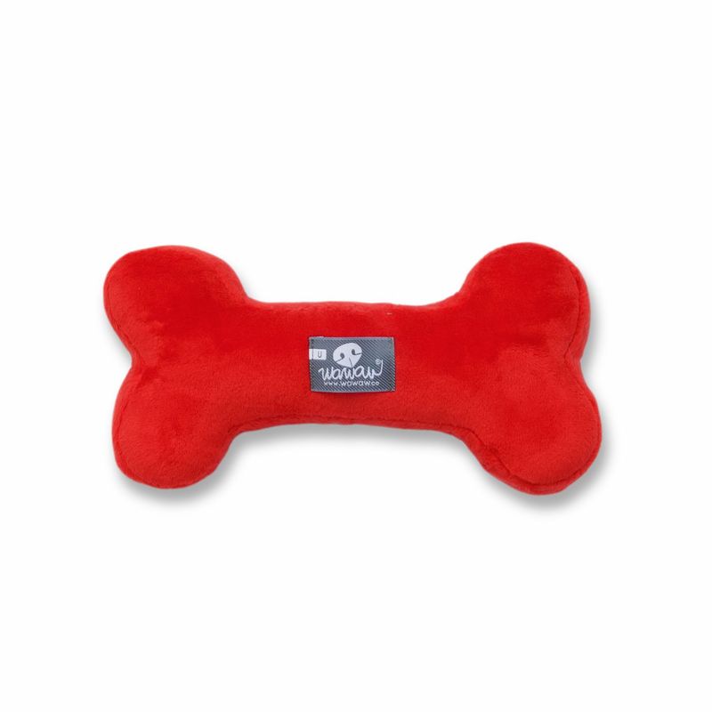 WAWAW - Juguete para perro  talla Hueso Wawaw rojo Wawaw