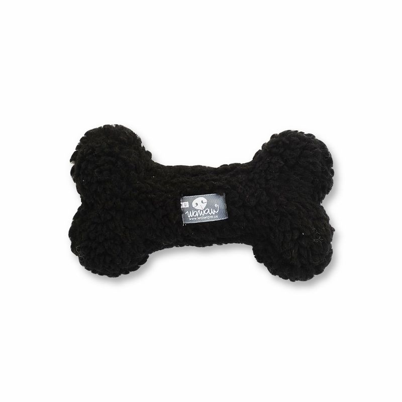 WAWAW - Juguete para perro  talla hueso Wawaw ovejero negro Wawaw