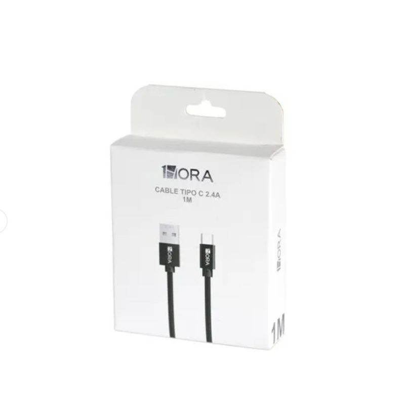 1HORA - Cable De Datos Tipo C 24A A Usb 1HORA Cab249-B Carga Rapida