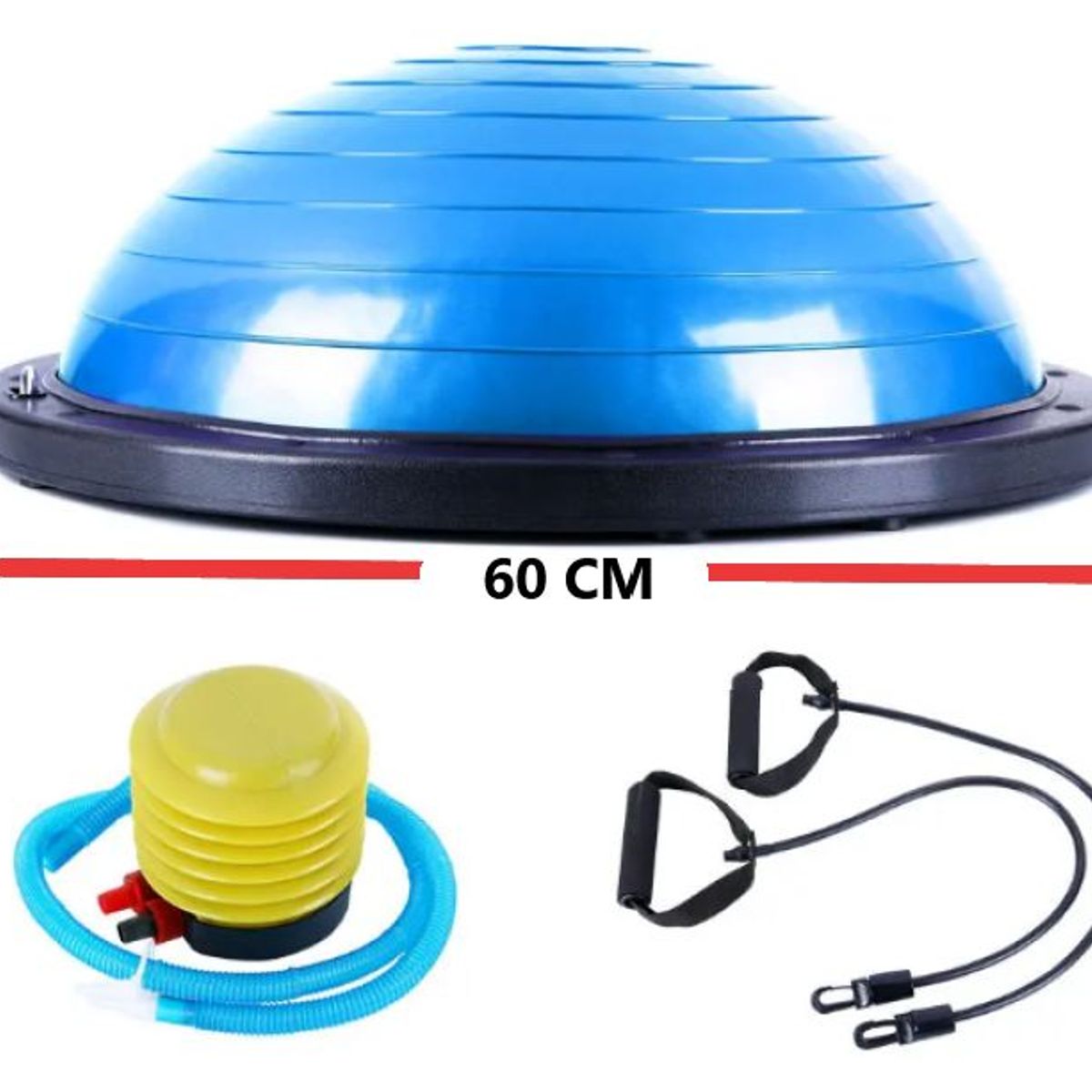 GENERICO - Pelota BOSU  Yoga Entrenador Equilibrio Gym Pilates Crossfit