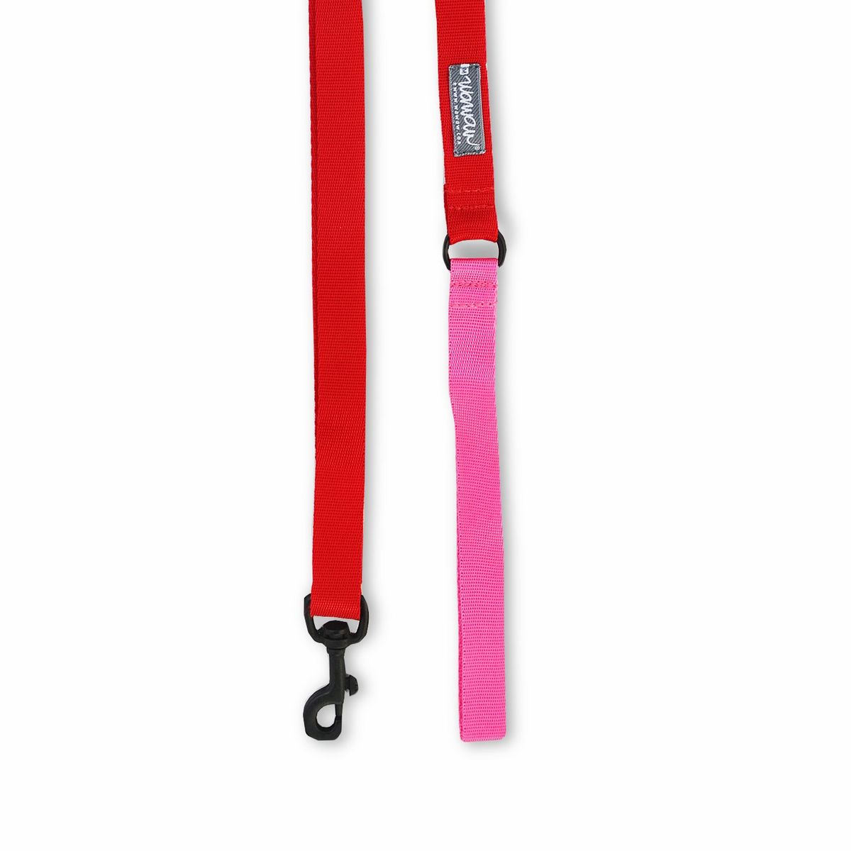 WAWAW - Traílla para perro  talla L bicolor rosa y rojo Wawaw