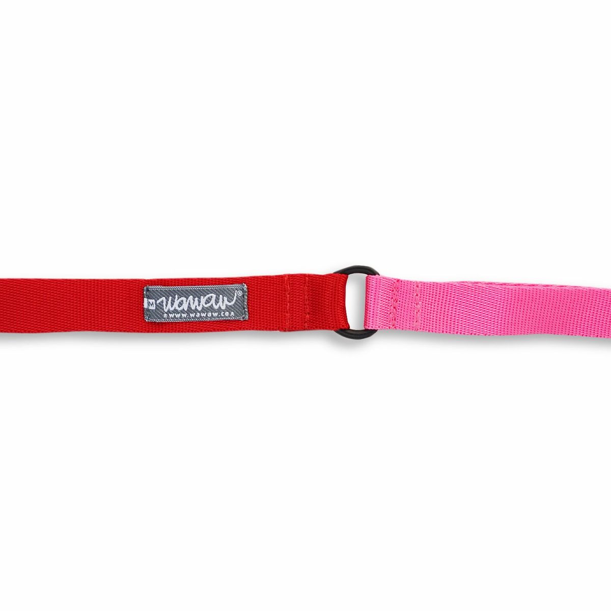 WAWAW - Traílla para perro  talla L bicolor rosa y rojo Wawaw