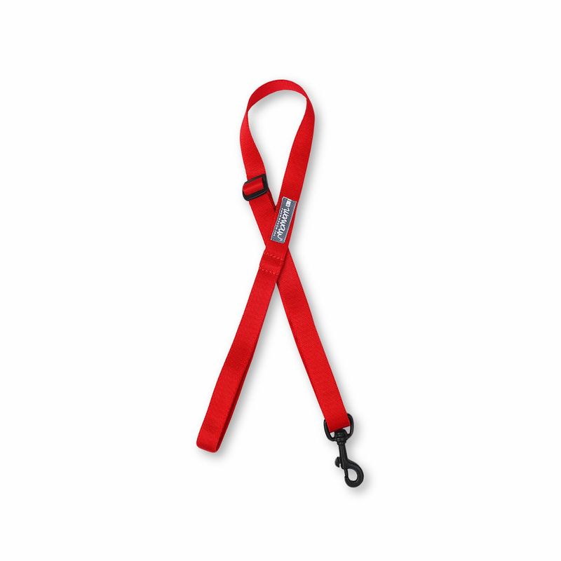WAWAW - Traílla para perro  talla XL reata rojo protector rojo Wawaw