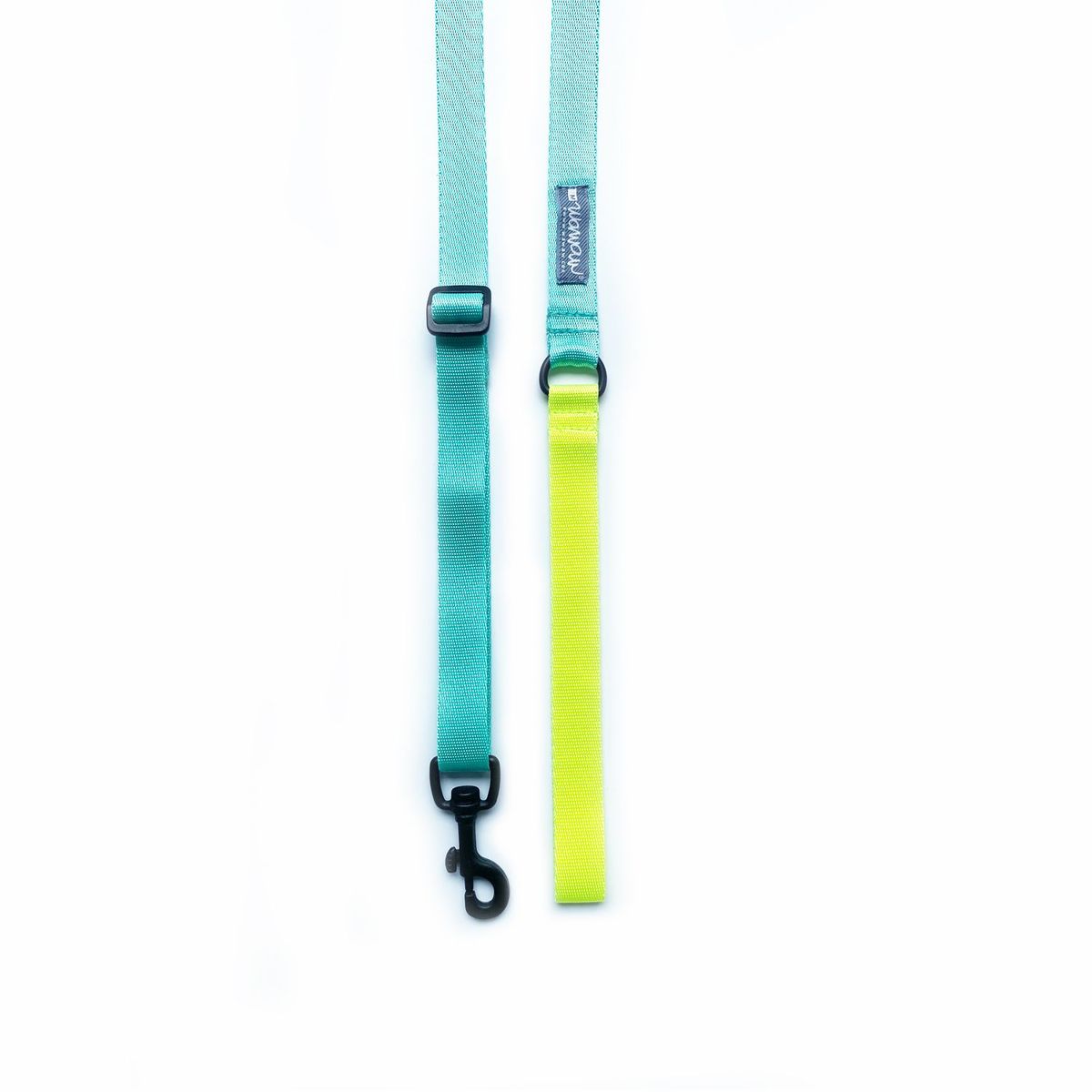 WAWAW - Traílla para perro  talla XS bicolor amarillo neón y menta Wawaw