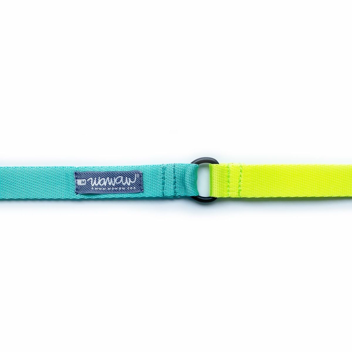 WAWAW - Traílla para perro  talla XS bicolor amarillo neón y menta Wawaw