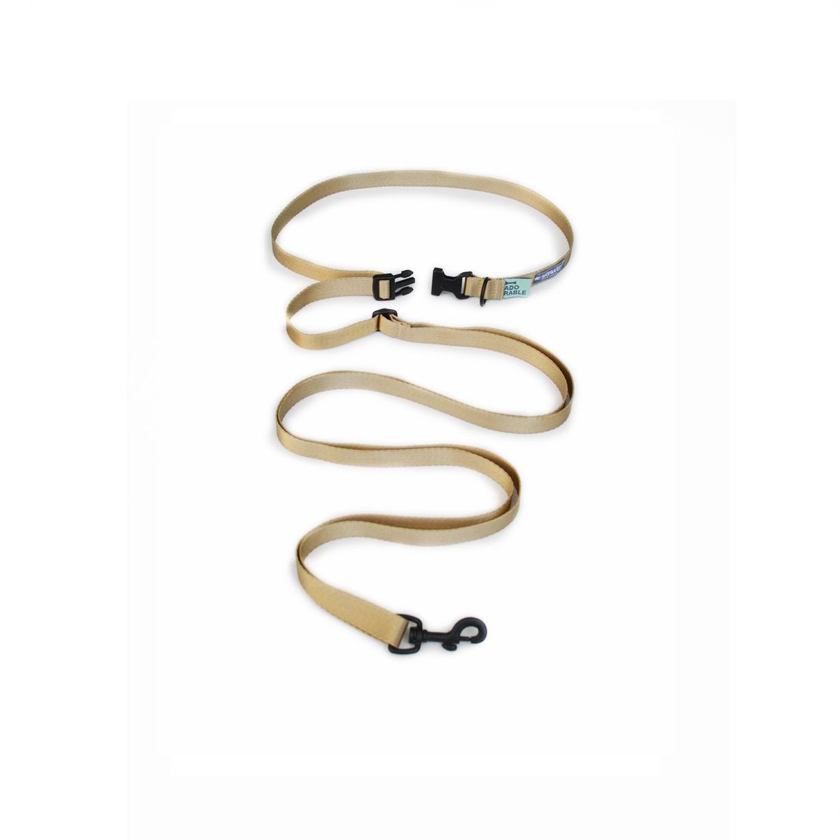 WAWAW - Traílla para perro  talla XS manos libres negro Wawaw