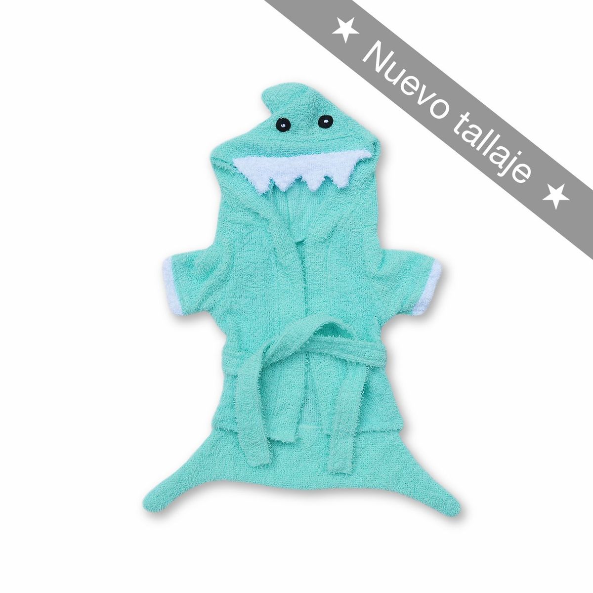 WAWAW - Salida baño para perro  talla M tiburón Wawaw