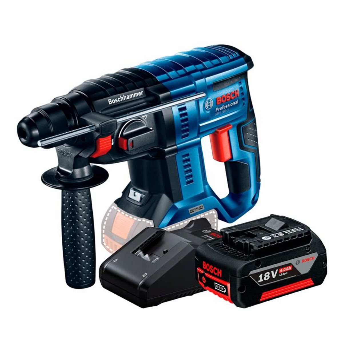 BOSCH - ROTOMARTILLO GBH 18 LI 18V+BATERIA 4AH+CARGADOR