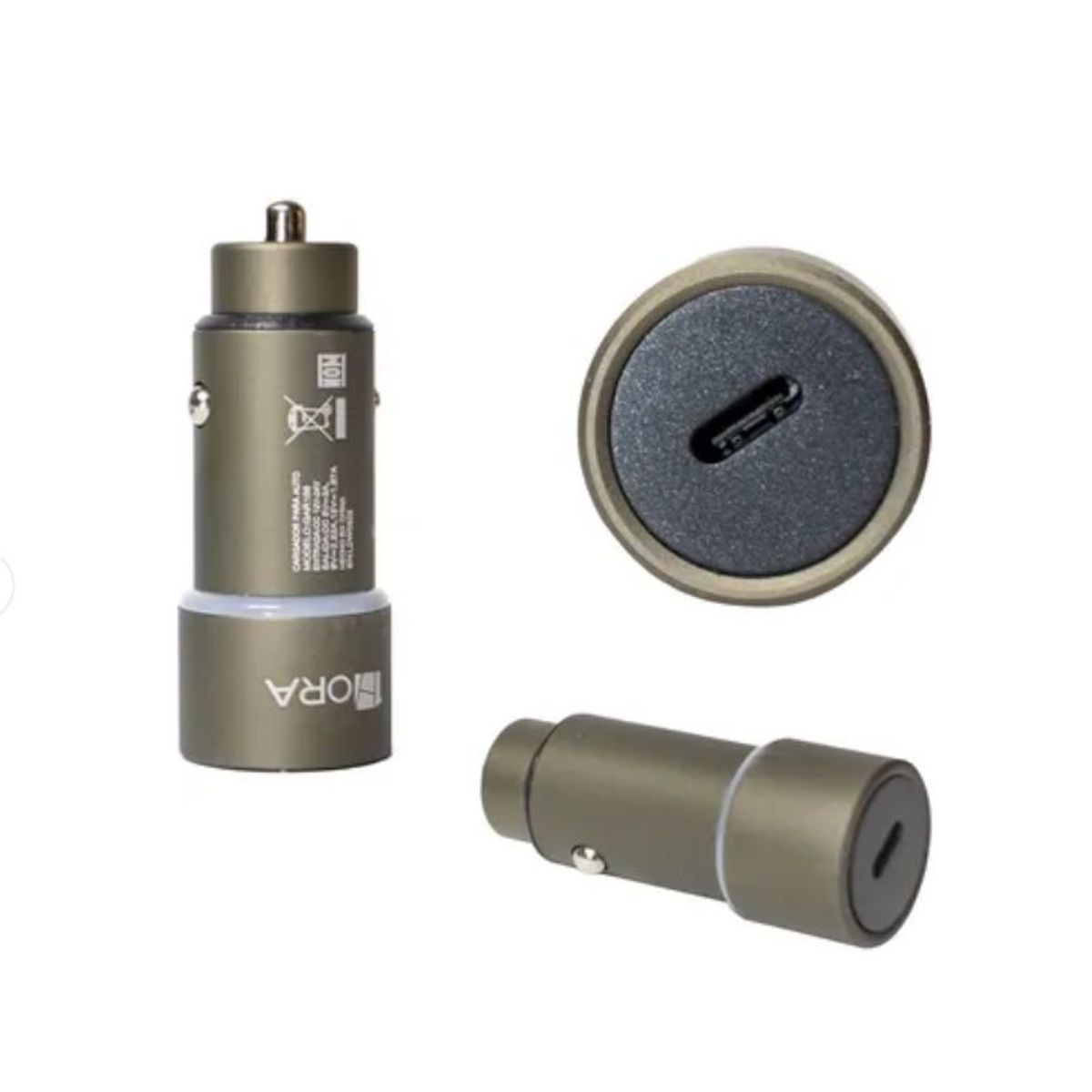 1HORA - Cargador Para Auto Turbo Tipo C 1HORA Gar156G Carga Rapida