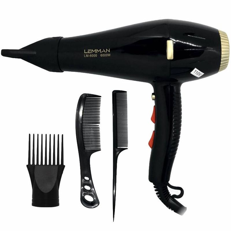 LEMMAN - Secador Cabello Profesional Pelo Peluquería Lemman 6000w