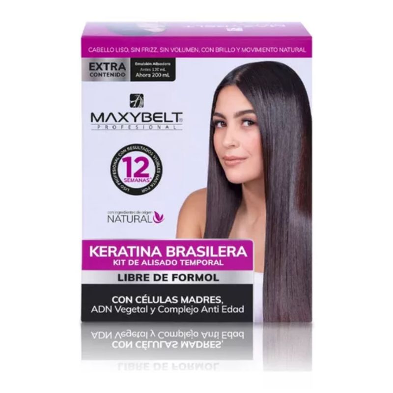 GENERICO - Keratina Brasilera Maxybelt 120ml Emulsión Alisadora