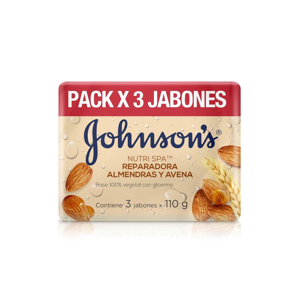 JOHNSON'S BABY - Jabón JOHNSON'S Avena TRIPACK 330 GR