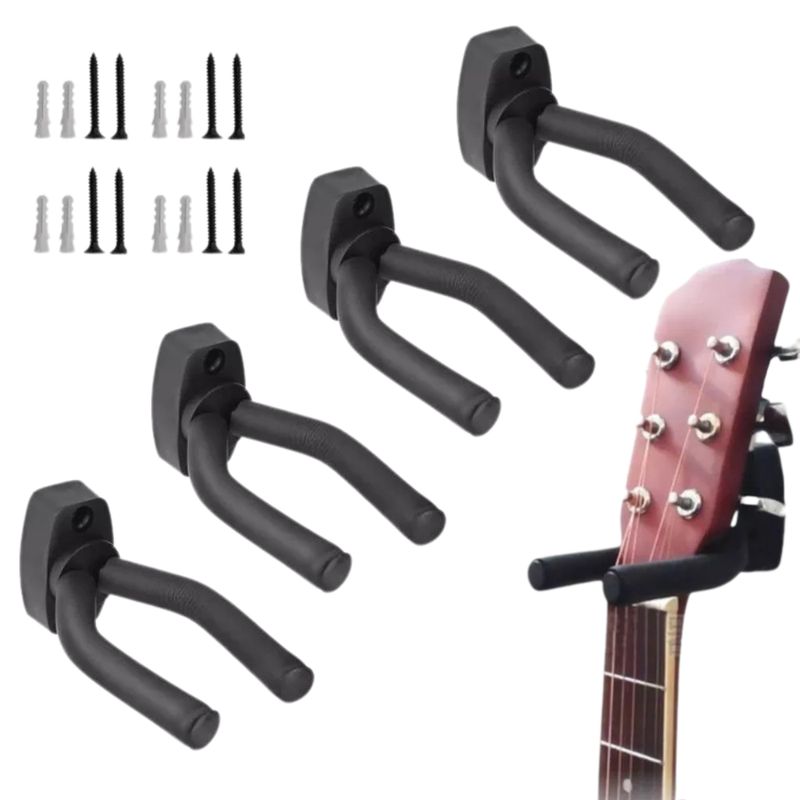 GENERICO - Ganchos Soporte Colgador Pared Para Guitarra Violín Ukelele.