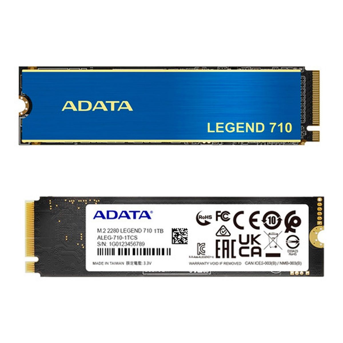 ADATA - Disco Sólido Adata Legend 710 1tb Pcie Gen 3 M.2 Ssd