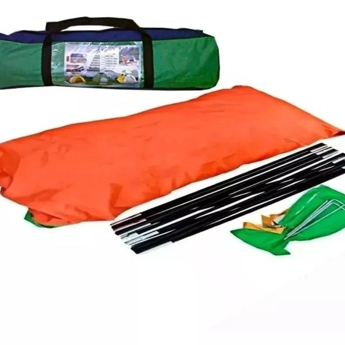 GENERICO - Carpa Camping Para 4 Personas Impermeable Acampar