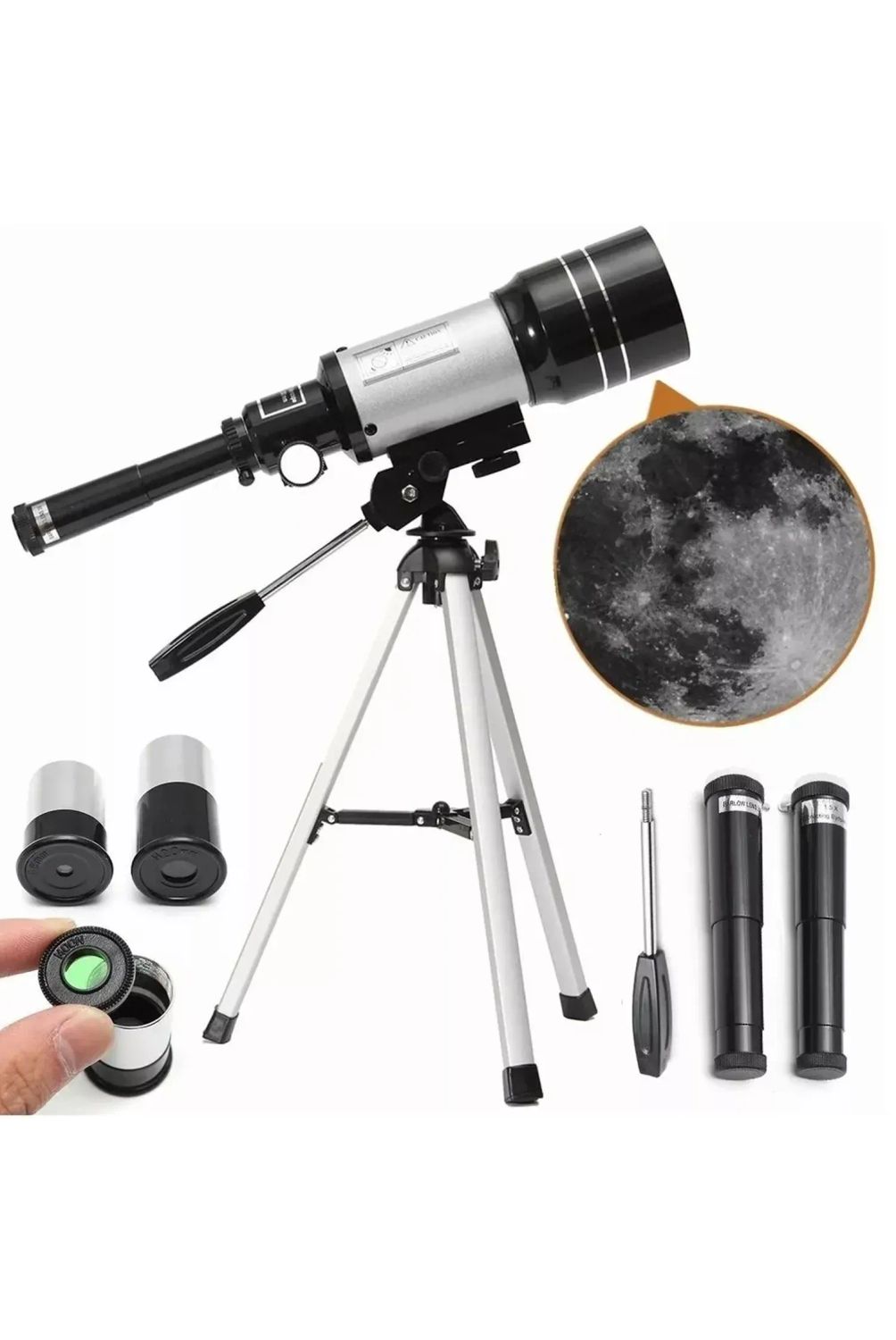 Monocular digital de 1,25 pulgadas con cámara ocular electrónica para puerto USB de astrofotografía-640x480 ocular electrónico para
