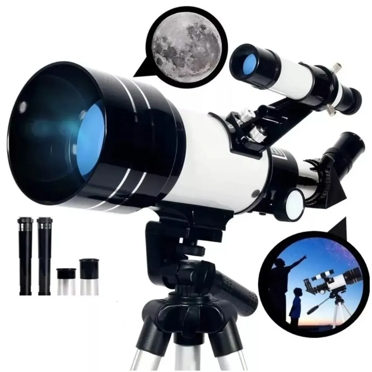 ONE PIXEL - Telescopio Astronomico Monocular F30070m  Astronómico Terrestre