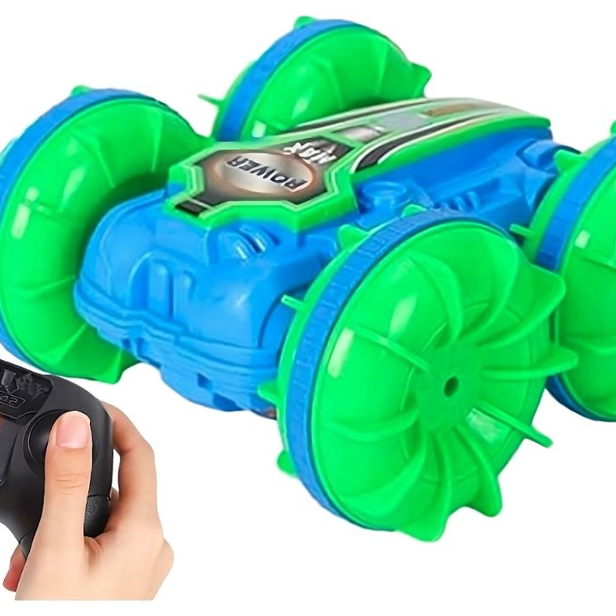 GENERICO - Carro Control Remoto Rc Anfibio 2 En 1 Recargable Giro 360