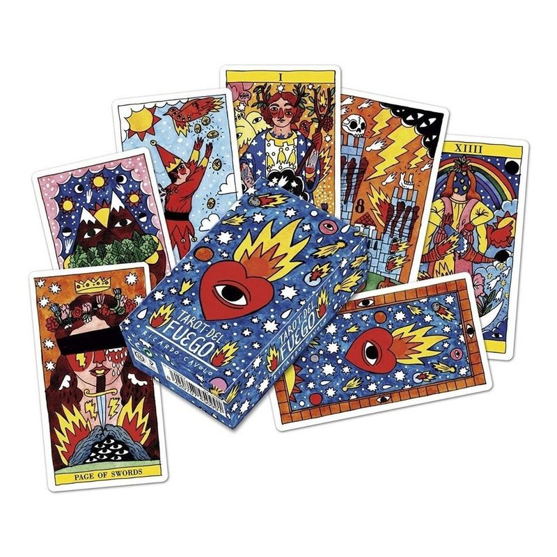 FOURNIER - Tarot Del Fuego Corazon Ricardo Cavolo Fournier Original