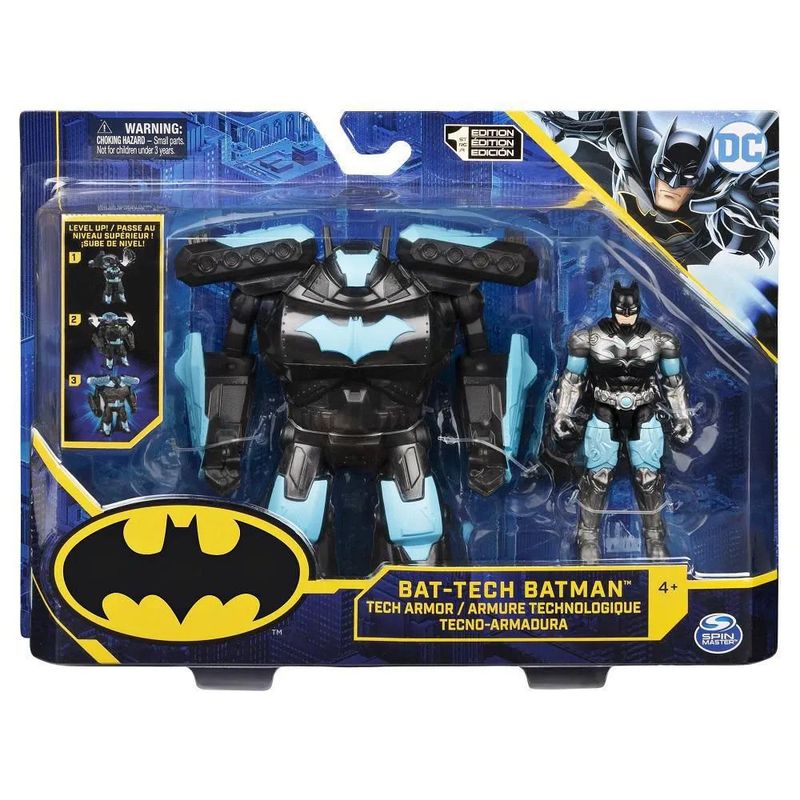 SPIN MASTER - Figura De Acción Bat-Tech Batman Tecno-Armadura
