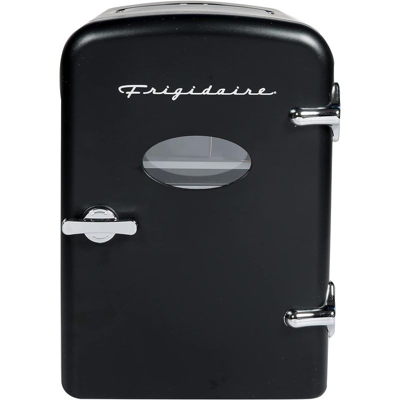 FRIGIDAIRE - Mini Nevera Bar Vintage Frigidaire Negra 9 Latas