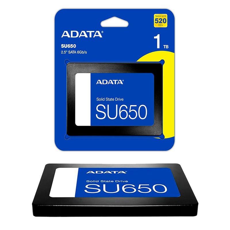 ADATA - Disco Estado Solido SSD Adata ASU650SS-1TT-R 1TB SSD