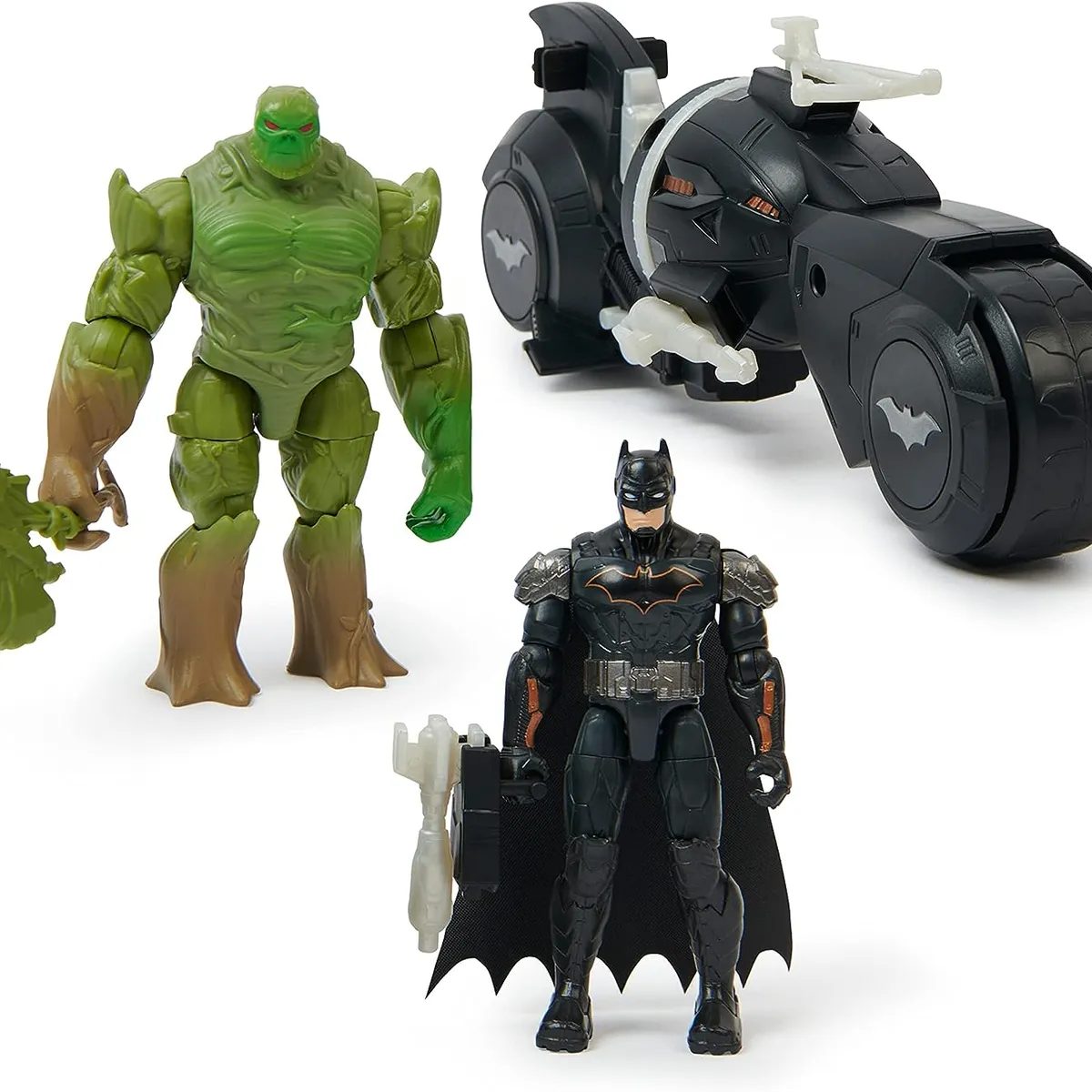 SPIN MASTER - Batman VS Swamp Thing Armory attack BatCycle