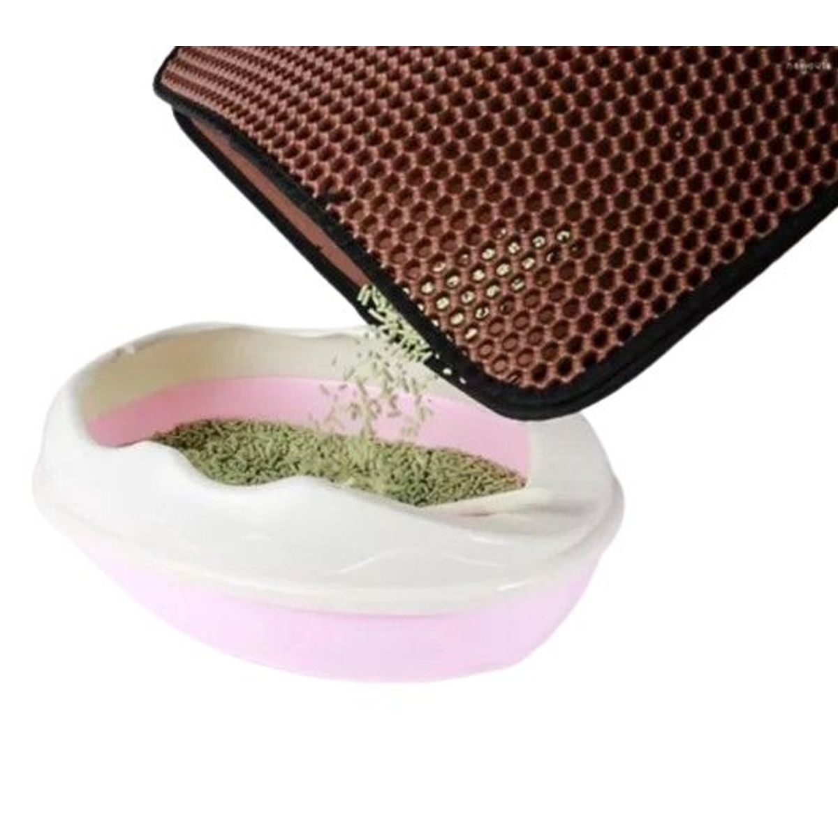 WOOD PETS - Tapete Recolector Arena Gatos - Tapete Salida Arenera XL.