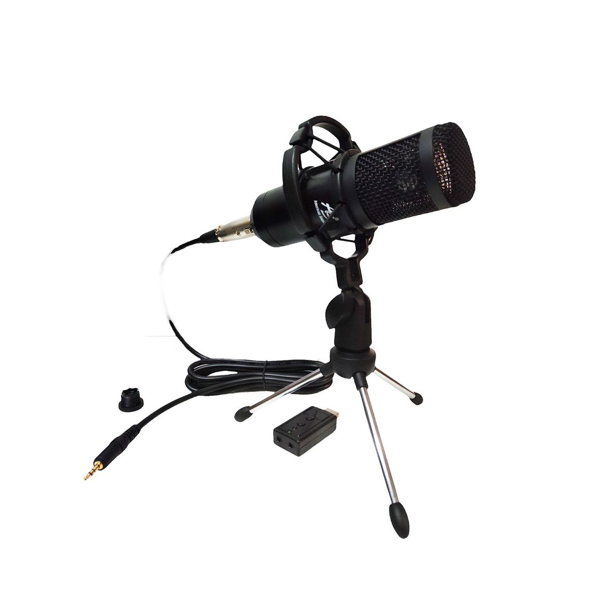 AMERICAN SOUND - Micrófono streamer tripode american soun TCM-206 adatapdor computador
