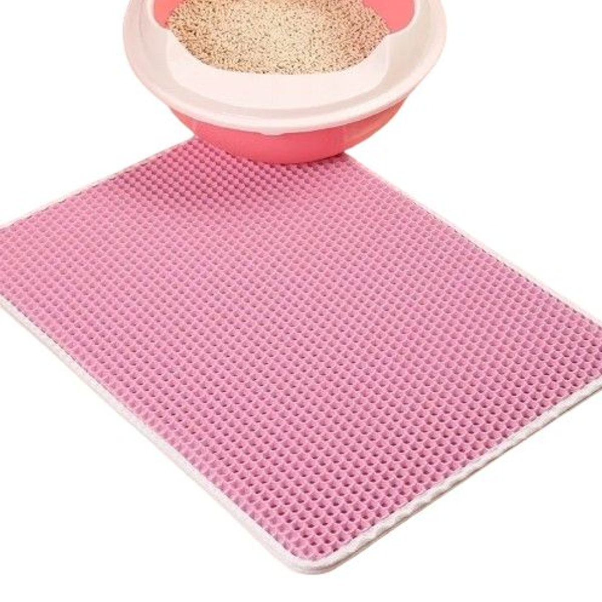 WOOD PETS - Tapete Recolector Arena Gatos - Tapete Salida Arenera XL