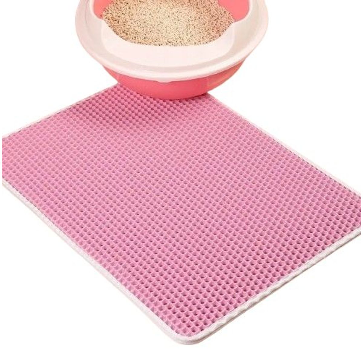 WOOD PETS - Tapete Recolector Arena Gatos - Tapete Salida Arenera XL