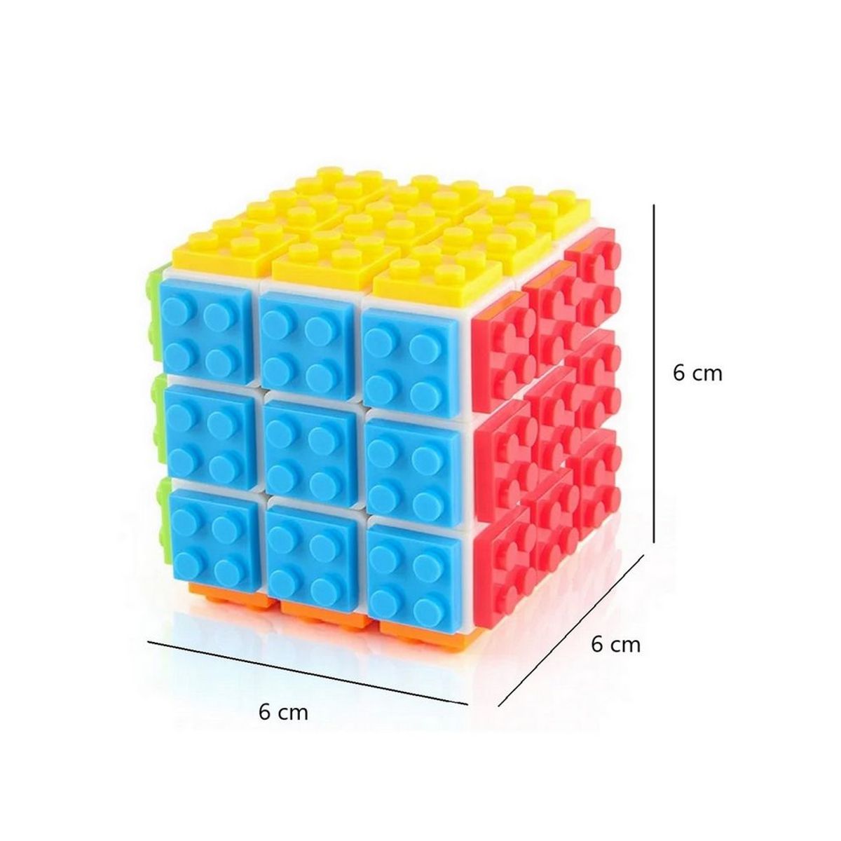 DAYOSHOP - Cubo Mágico Rubik 6 Colores Armatodo Juguete Didáctico