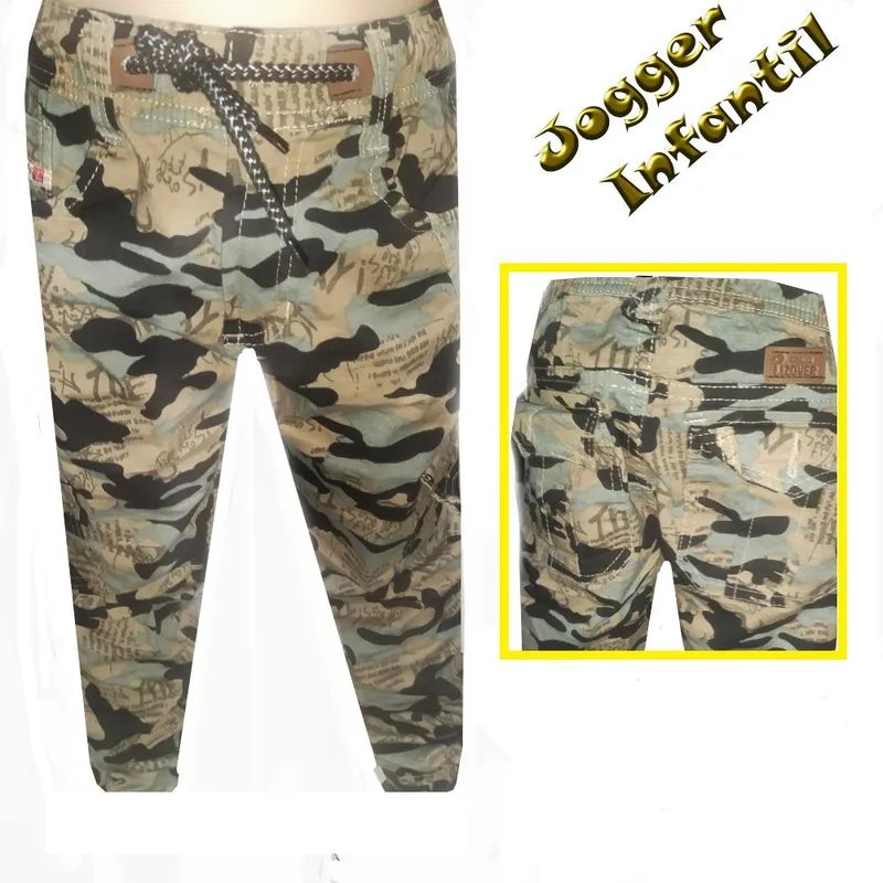 ZAFIRO JEANS - Pantalón jogger niño camuflado