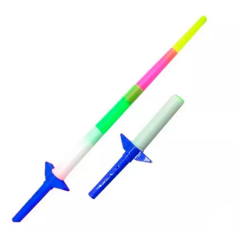 DAYOSHOP - Juguete Espada Expandible Niño Led Sonido Dizfras Baterias