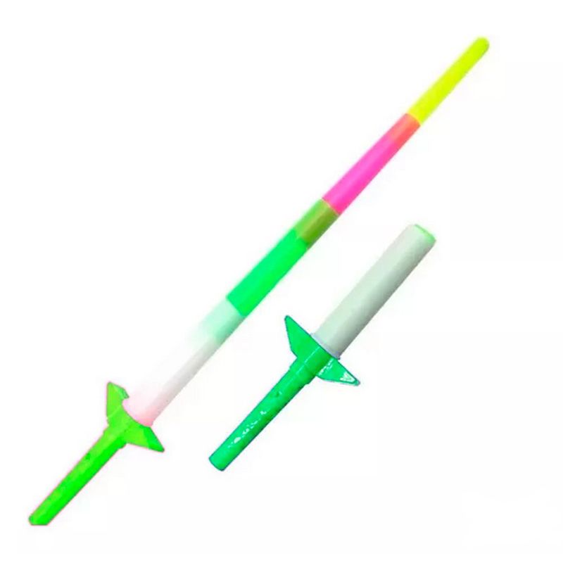 DAYOSHOP - Juguete Espada Expandible Niño Led Sonido Dizfras Baterias