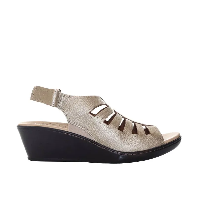 ZAVATTY - Sandalia plana para mujer RO5032 METAL ARENA ZAVATTY