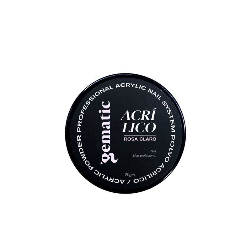GEMATIC - Acrilico De Uñas Gematic Rosa Claro