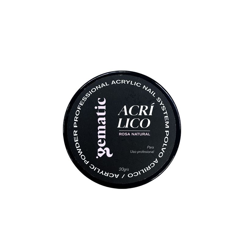 GEMATIC - Acrilico De Uñas Gematic Rosa Natural