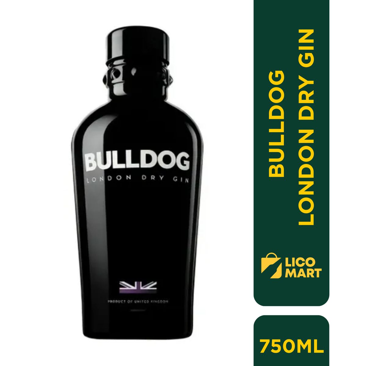 GENERICO - GINEBRA BULLDOG LONDON DRY GIN