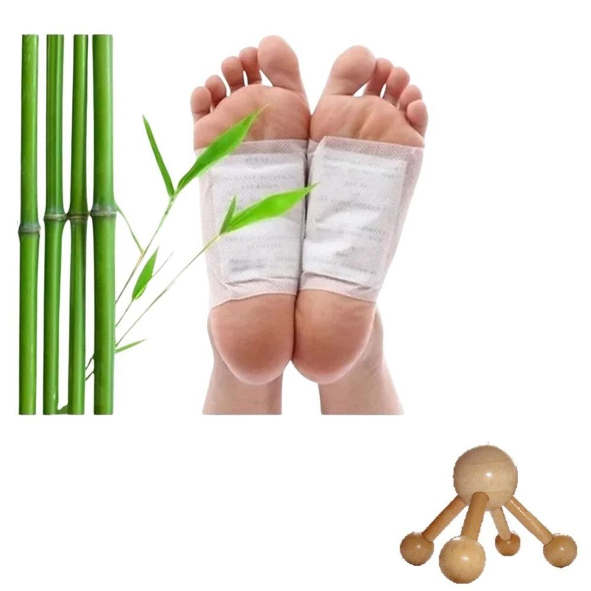 GENERICO - Parches Desintox Pies Detox X 6 + Obsequio